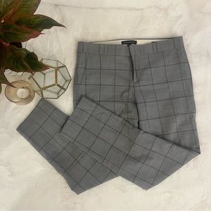 Banana Republic Ryan Gray Windowpane Slacks
